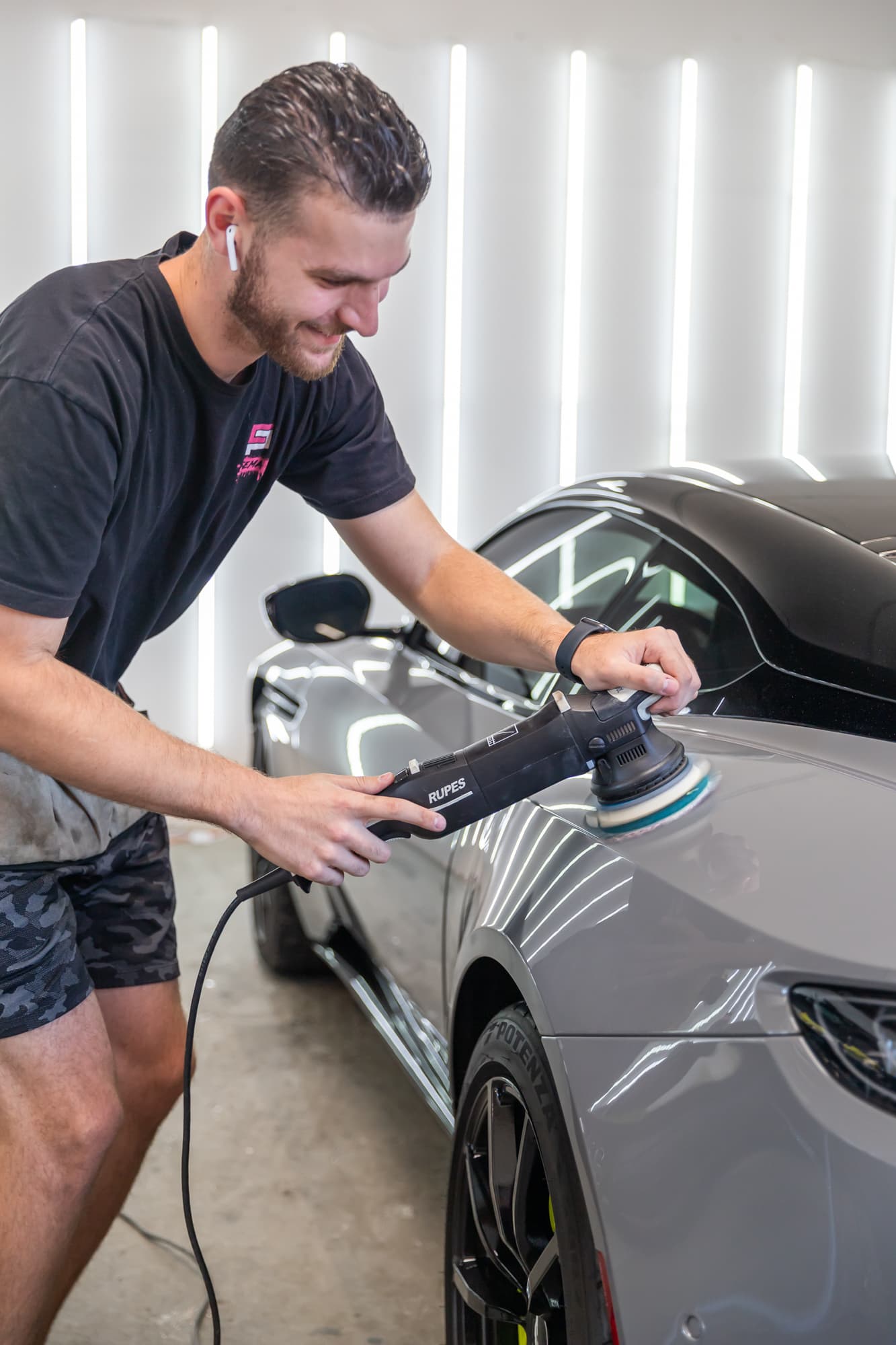 Aston Martin paint protection film installation
