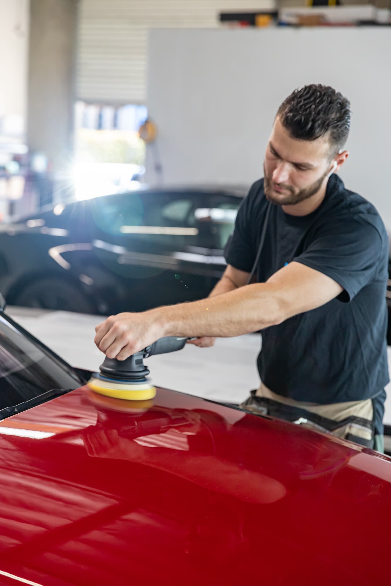 Professional vehicle film installation